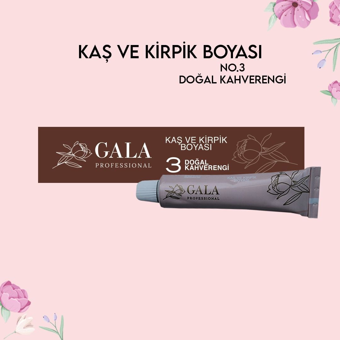 Gala Kaş Kirpik Boyası 15 Ml No:3