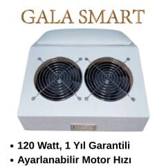 Gala 120 W Çift Motorlu Toz Toplama Beyaz Metal