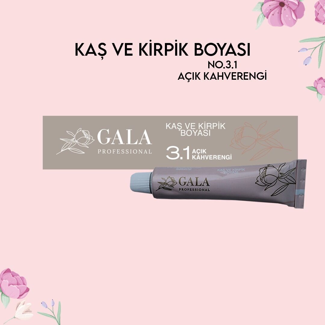 Gala Kaş Kirpik Boyası 15 Ml No:3.1
