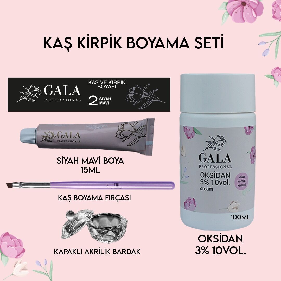 Gala Kaş Kirpik Boyama Seti No:2