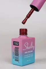 Shelby 10 Ml. A192 Işıltılı Kırmızı Kalıcı Oje