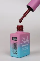 Shelby 10 Ml. A195 Işıltılı Kırmızı Kalıcı Oje