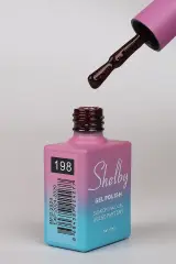 Shelby 10 Ml. A198 Işıltılı Kırmızı Kalıcı Oje