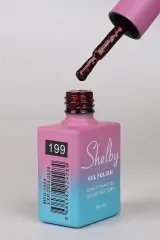 Shelby 10 Ml. A199 Işıltılı Kırmızı Kalıcı Oje
