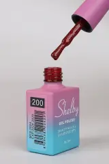 Shelby 10 Ml. A200 Işıltılı Kırmızı Kalıcı Oje