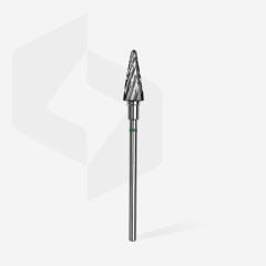 Sert Alaşım Koni Freze, Yeşil, Çap 6 Mm / Çalışma Kısmı 14 Mm