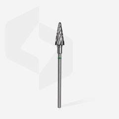 Sert Alaşım Koni Freze, Yeşil, Çap 6 Mm / Çalışma Kısmı 14 Mm