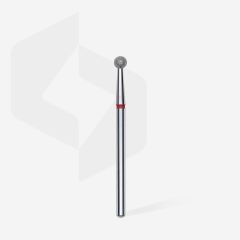 Elmas Küre Freze, Kırmızı, Çap 3,5 Mm