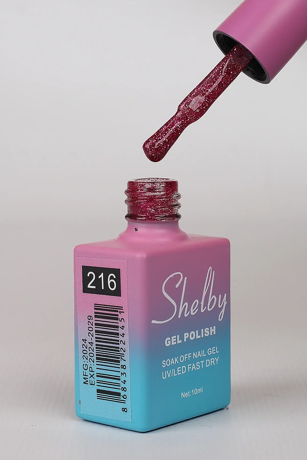 Shelby 10 Ml. A216 Işıltılı Renkli Kalıcı Oje