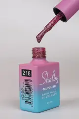 Shelby 10 Ml. A218 Işıltılı Renkli Kalıcı Oje