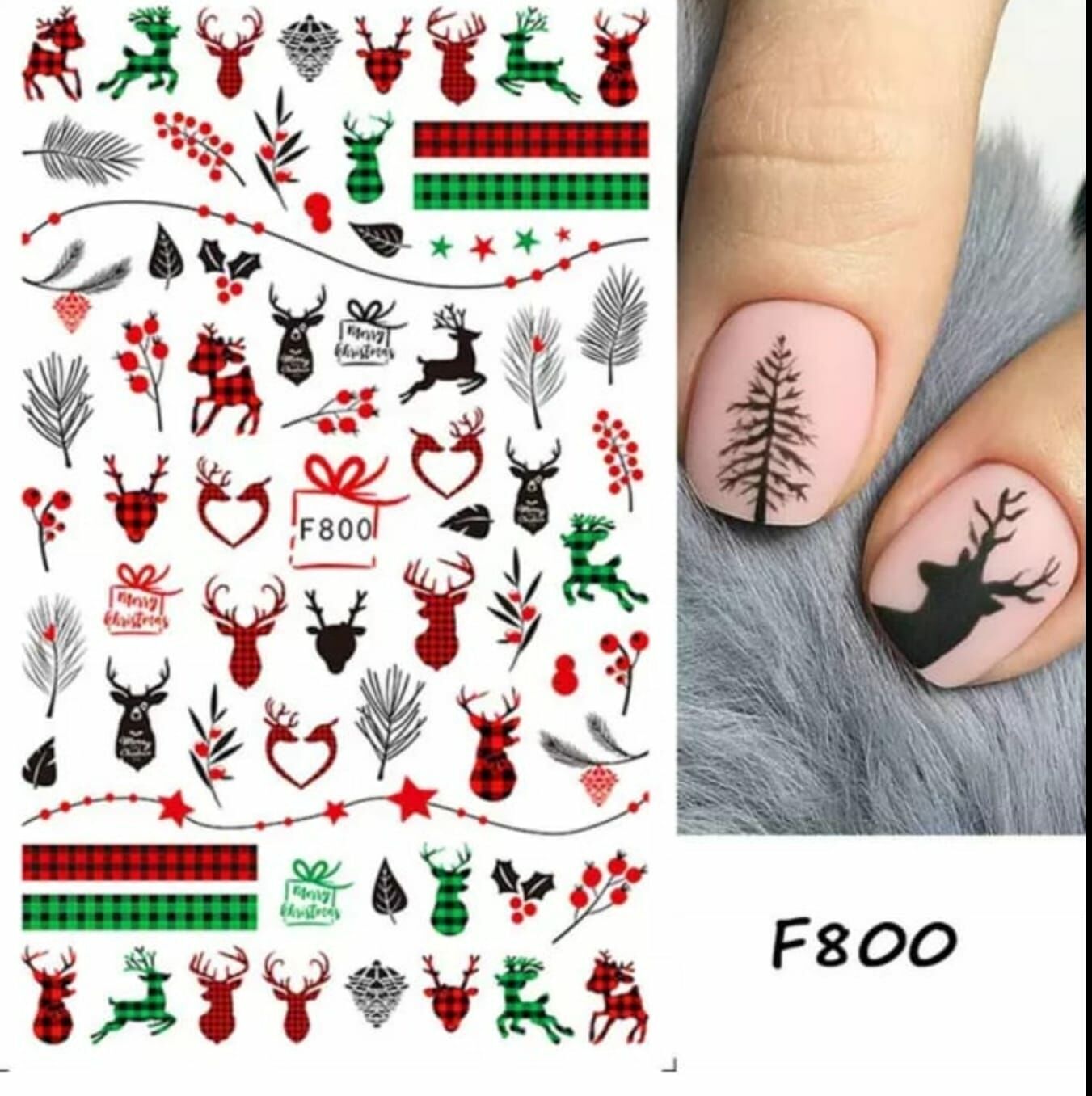 Stiker Yeni Yıl - F800