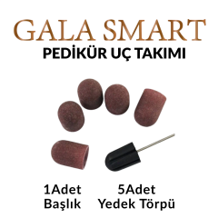 Pedikür Uç Takımı - 1 Ana Uç + 5 Yedek Törpü