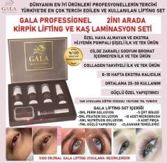 GALA Kirpik & Kaş Laminasyon Lifting Seti - Profesyonel Salon Uygulama Seti