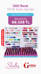 300 RENK 10 ML. KALICI OJE SET