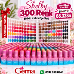 300 RENK 10 ML. KALICI OJE SET