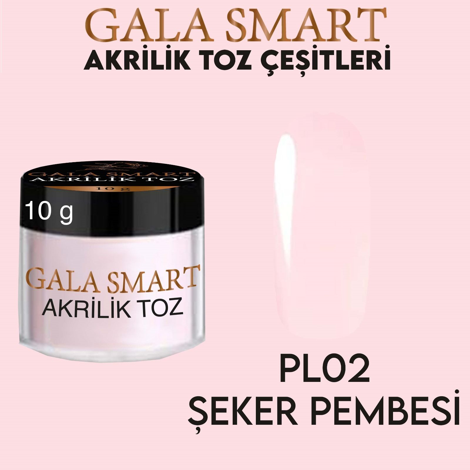 Akrilik Toz 10 G - Şeker Pembe