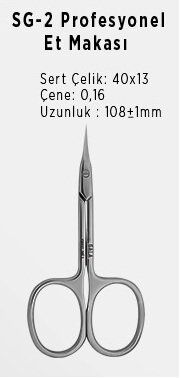 Sg-2 Profosyonel Et Makası