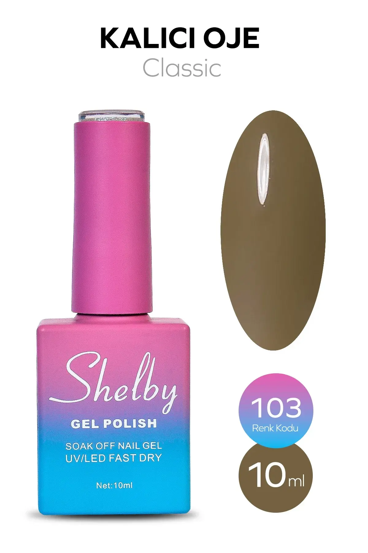 Shelby 10 Ml. A103 Kalıcı Oje
