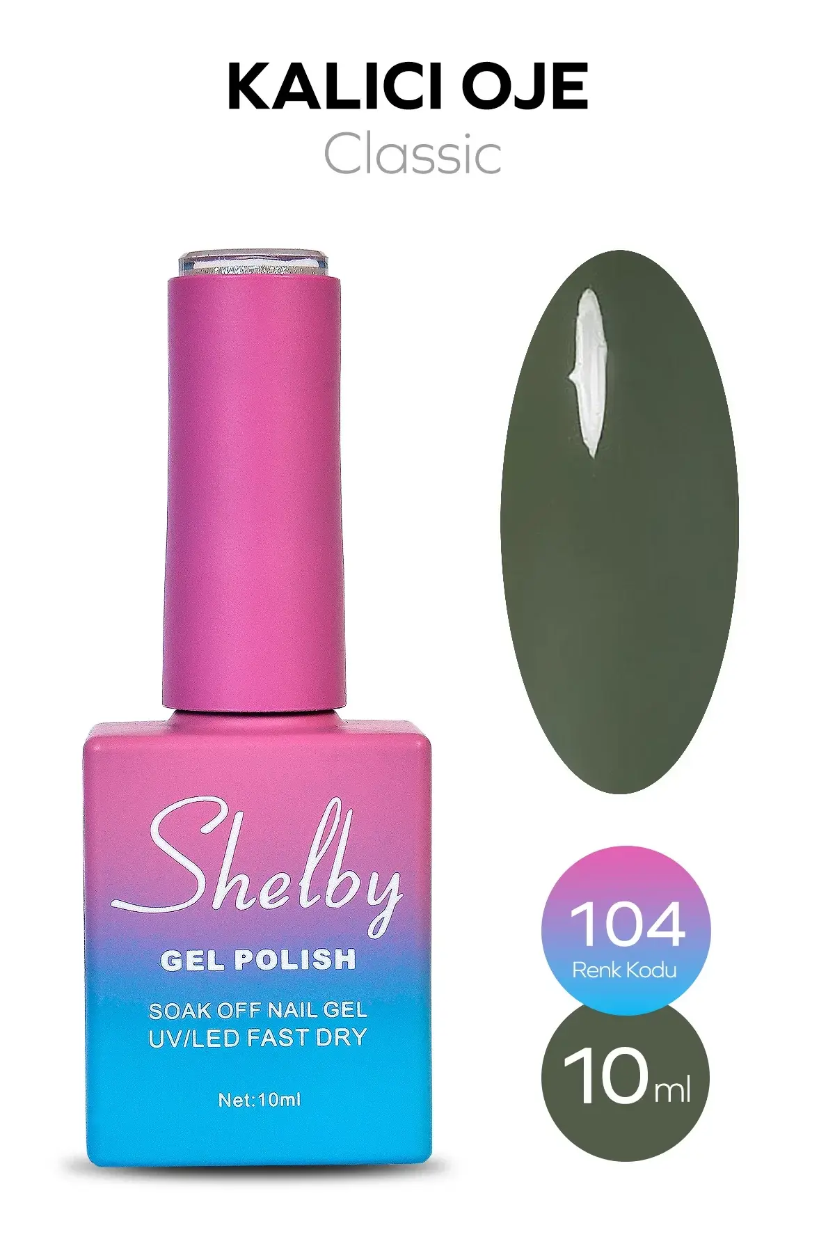 Shelby 10 Ml. A104 Kalıcı Oje