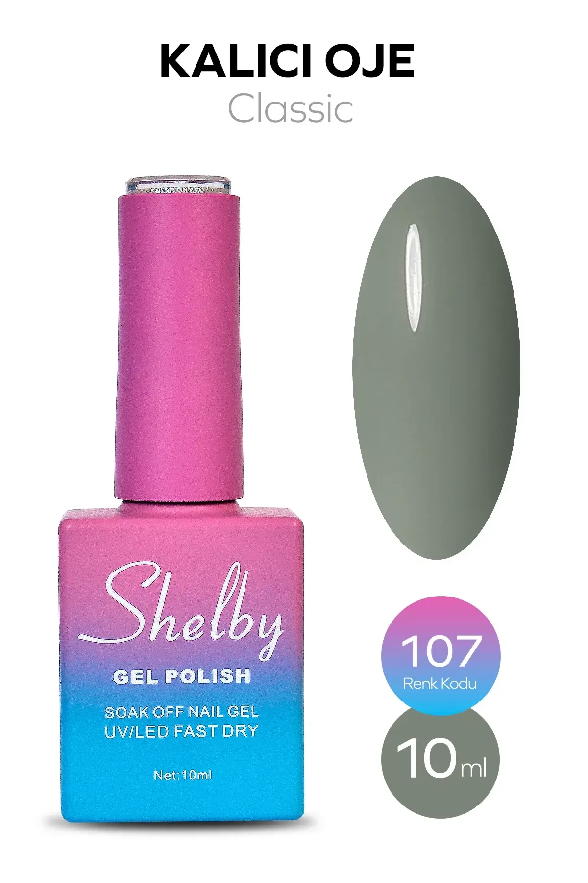 Shelby 10 Ml. A107 Kalıcı Oje