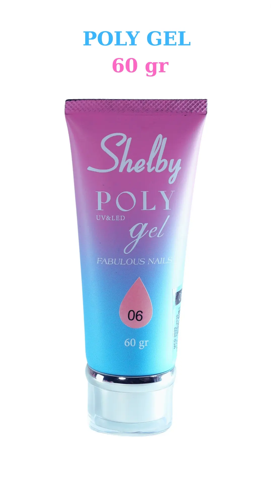 SHELBY PROFESSIONAL NAILS 60 GR. POLY UV&LED GEL 06