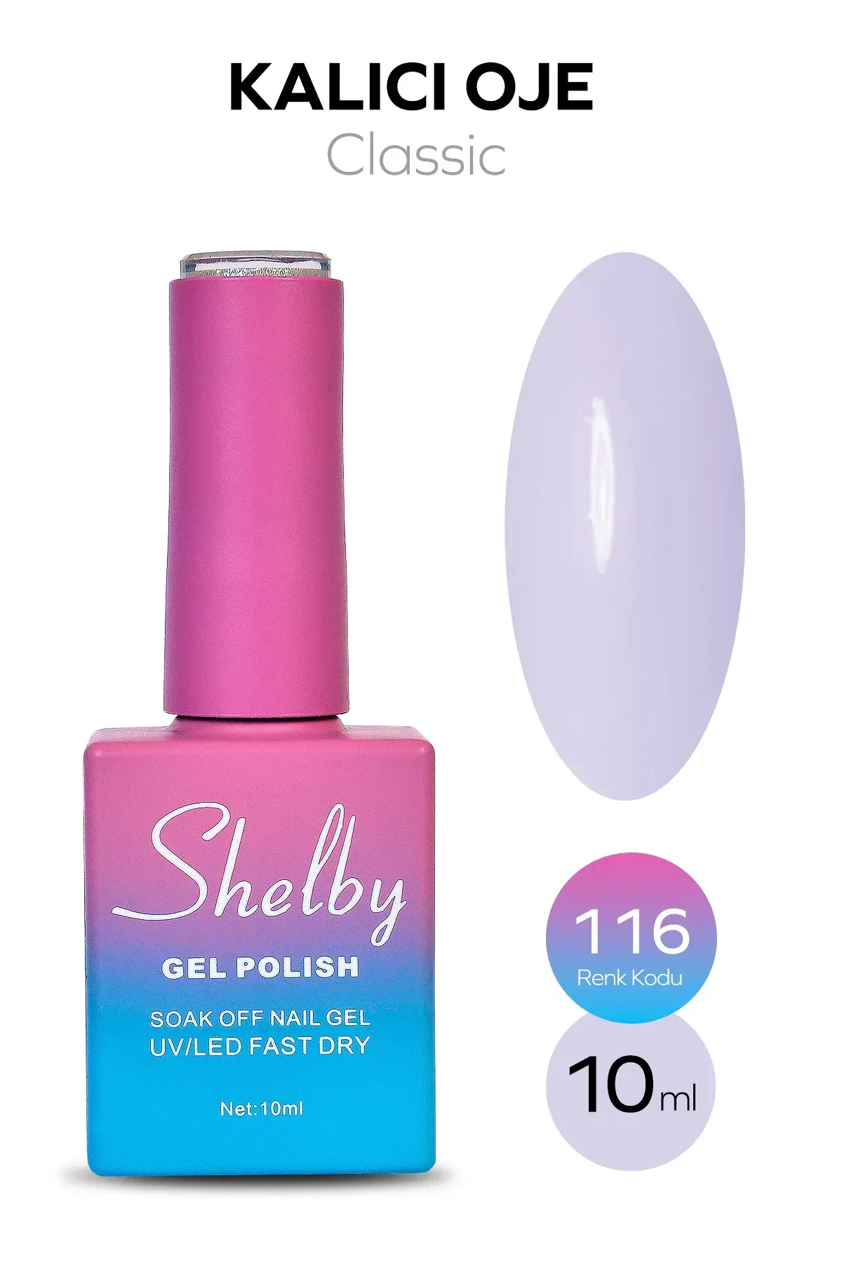 Shelby 10 Ml. A116 Kalıcı Oje