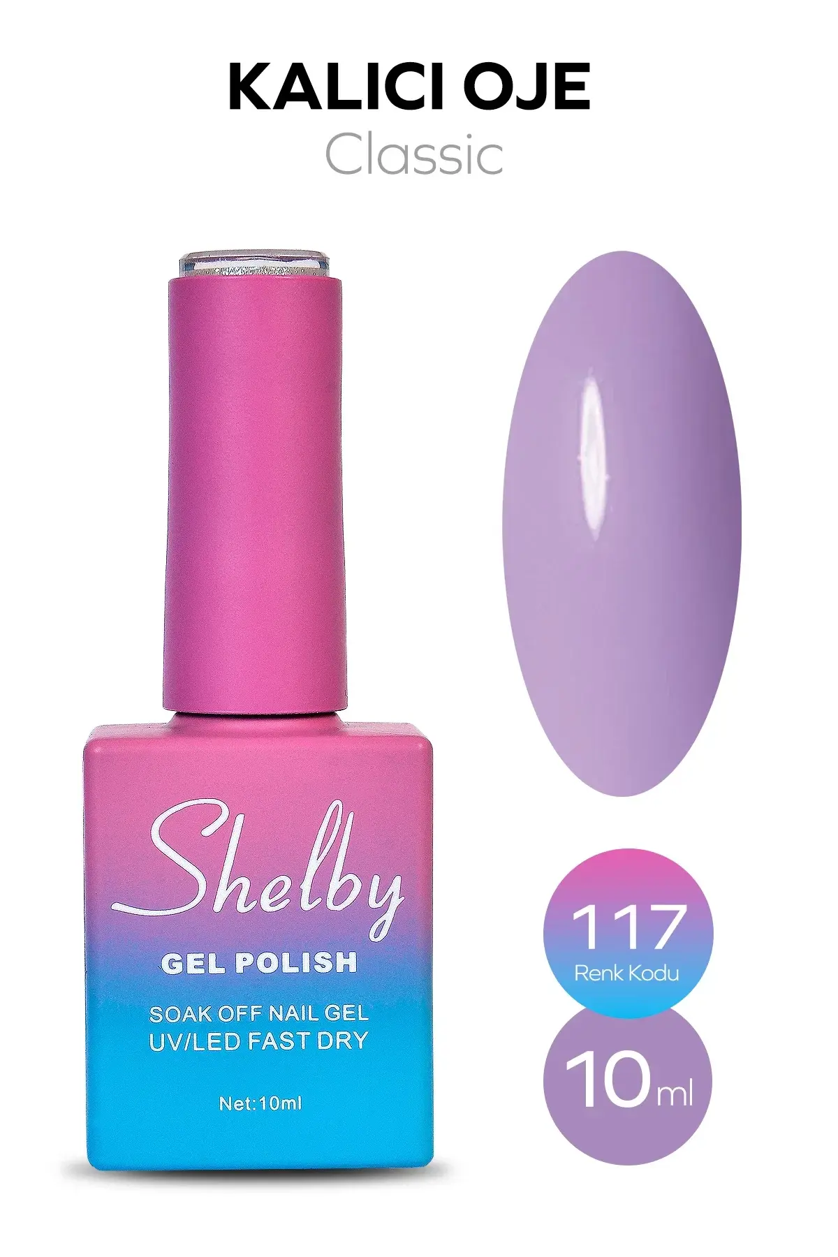 Shelby 10 Ml. A117 Kalıcı Oje