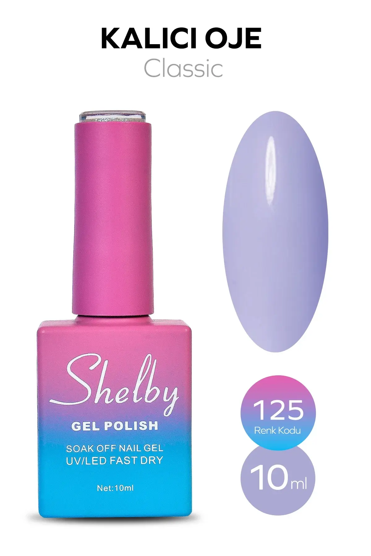 Shelby 10 Ml. A125 Kalıcı Oje