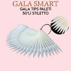 Tips Renk Paleti Stiletto 50 Li - Natural