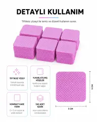 SHELBY PEMBE DELİKLİ TİFTİKSİZ 540 ADET MENDİL