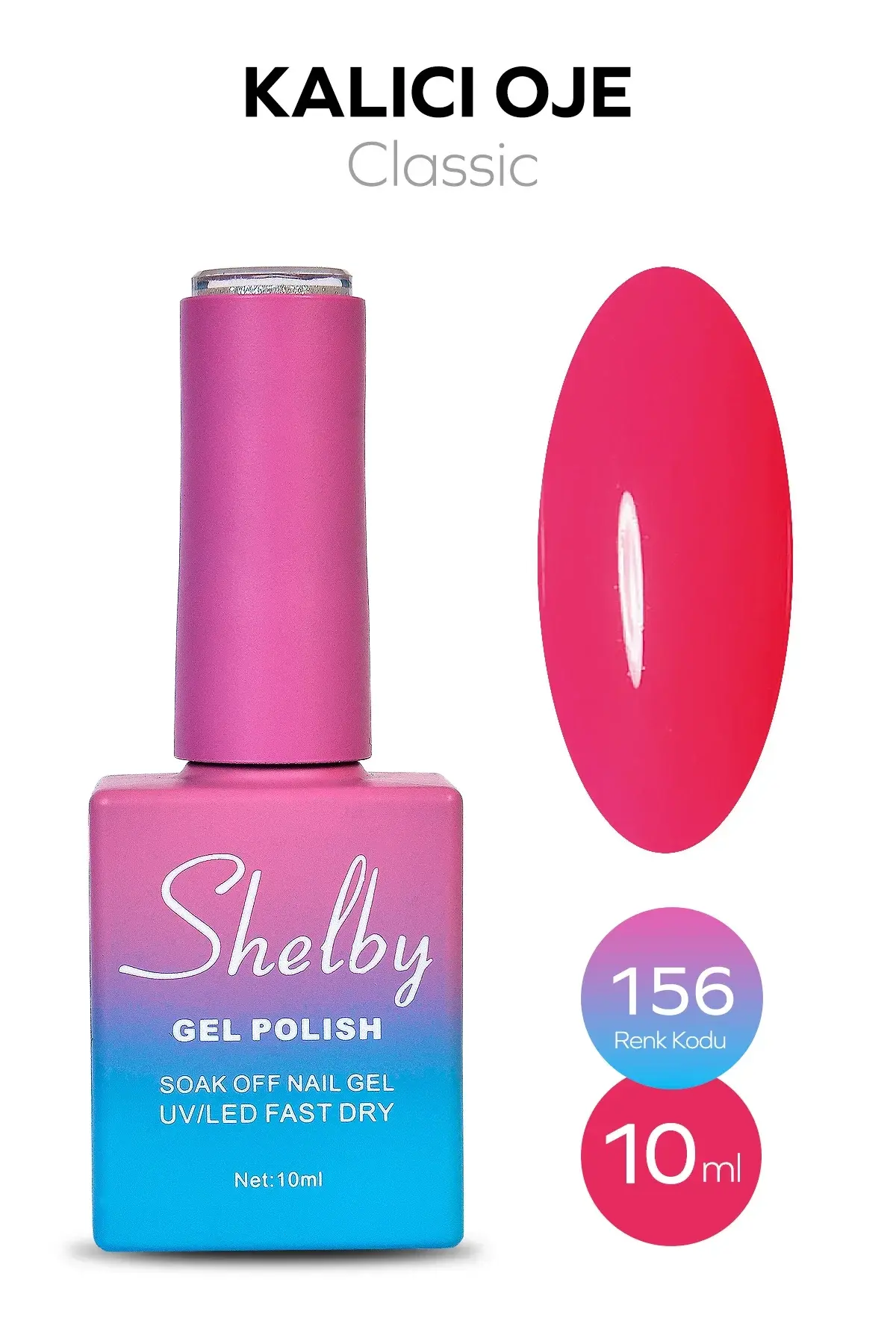 Shelby 10 Ml. A156 Kalıcı Oje