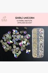Crystalsihirli Unicorn Taş 12 Li Mix Kutu