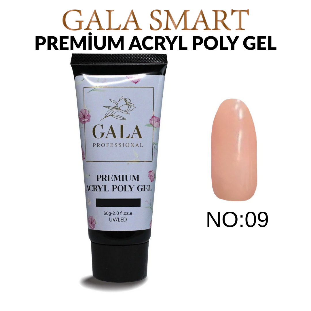 Gala Smart Premium Acryl Poly Gel 60 ML No:9