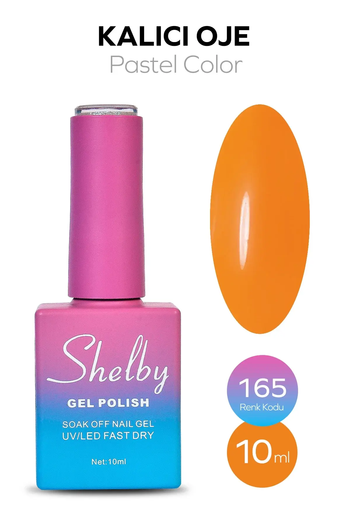 Shelby 10 Ml. A165 Kalıcı Oje