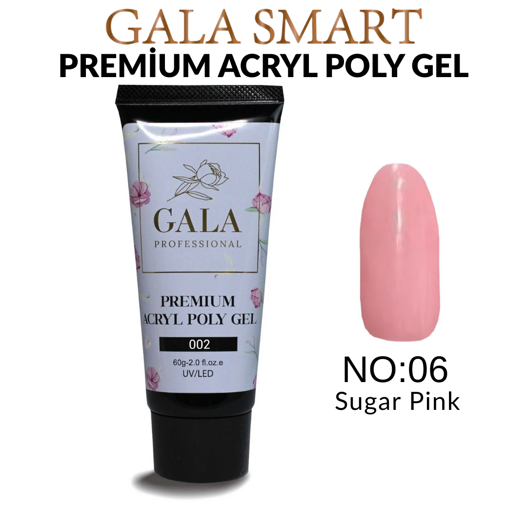 Gala Smart Premium Acryl Poly Gel 60 ML No:6