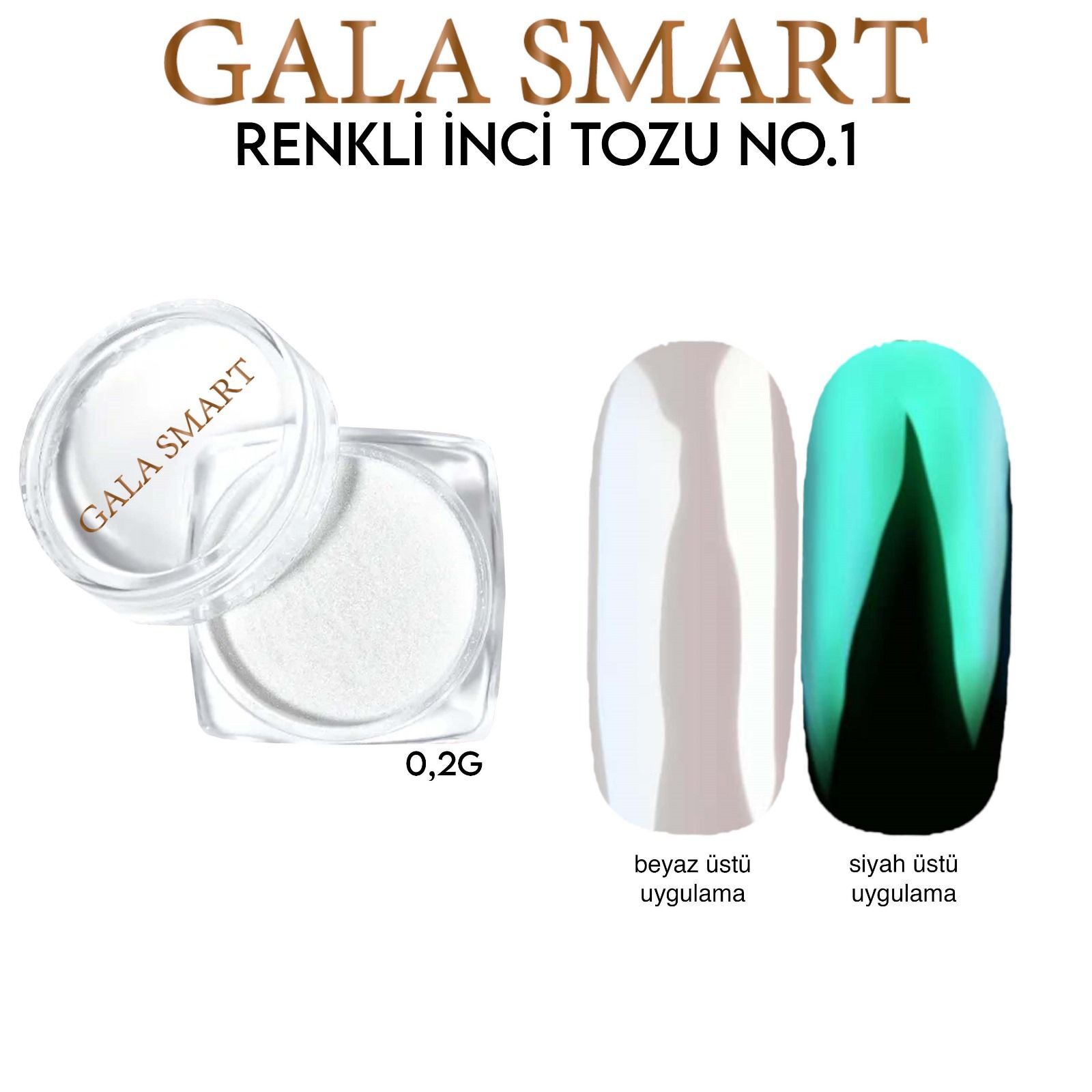 Renkli İnci Tozu 0,2 G - No:1