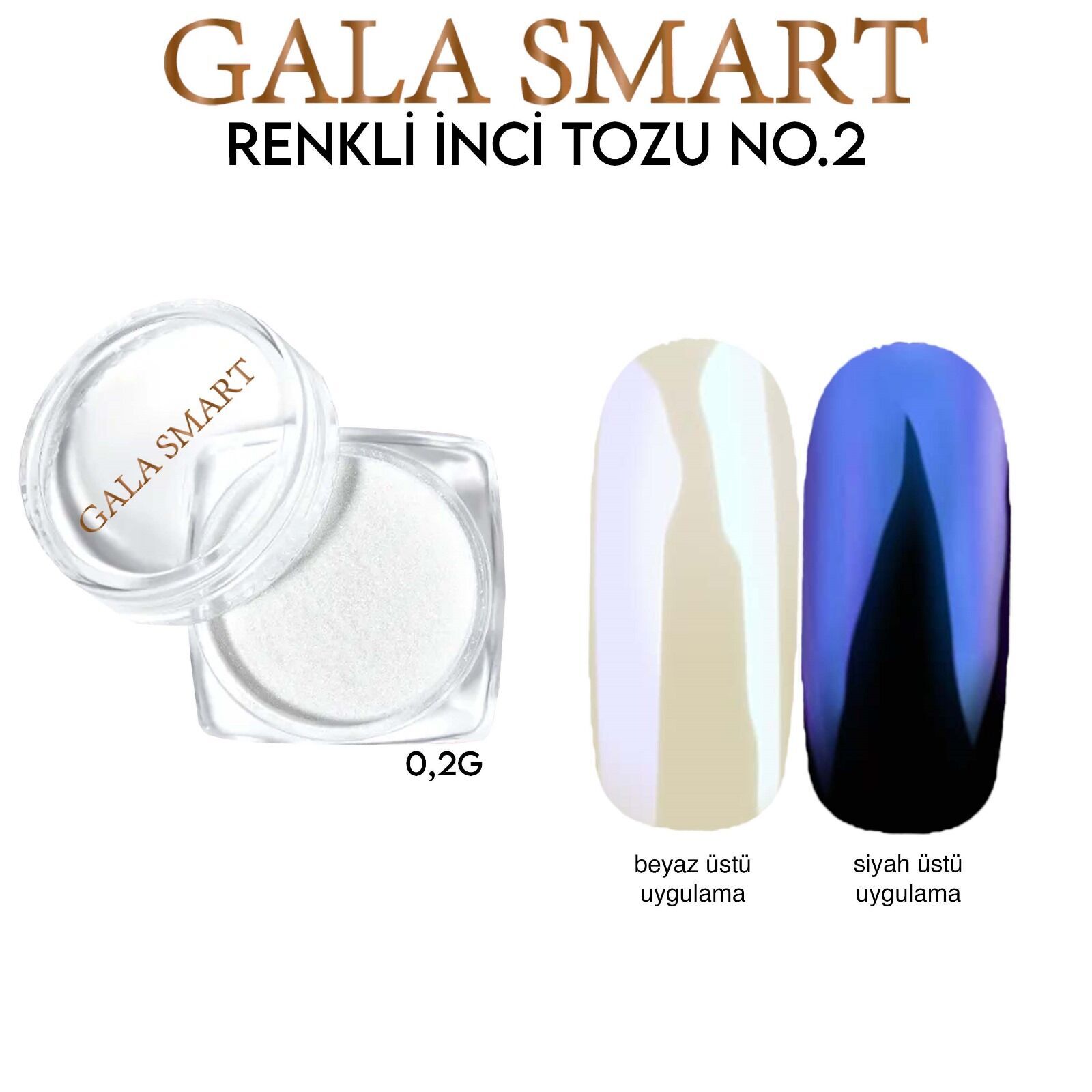 Renkli İnci Tozu 0,2 G - No:2