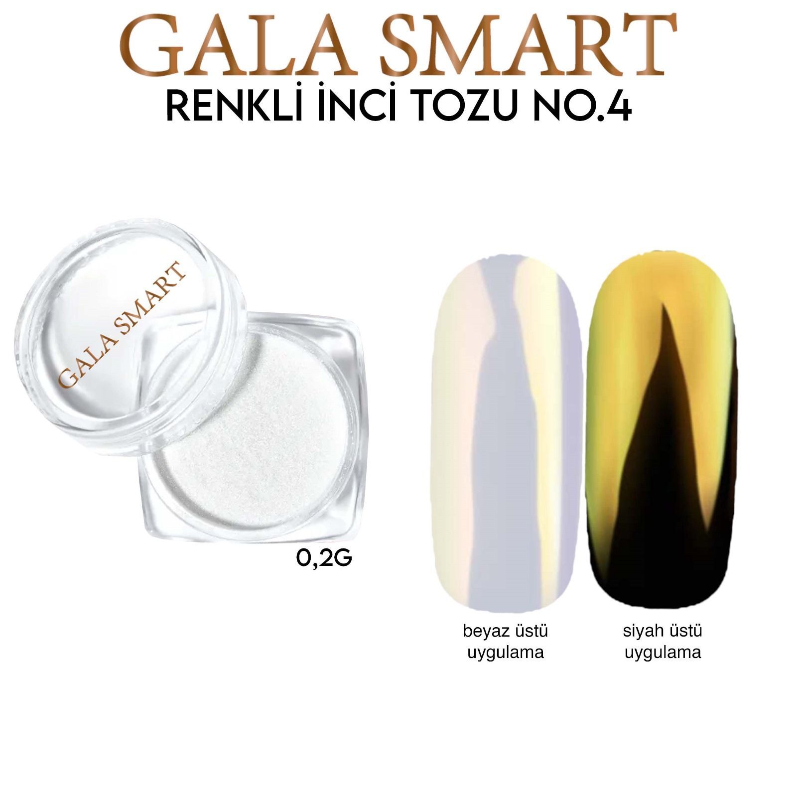 Renkli İnci Tozu 0,2 G - No:4