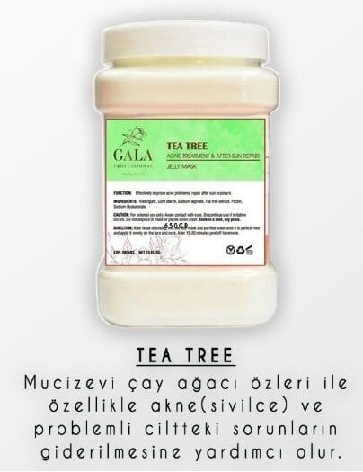Gala Peel Off Toz Jel Maske Tea Tree 680 gr