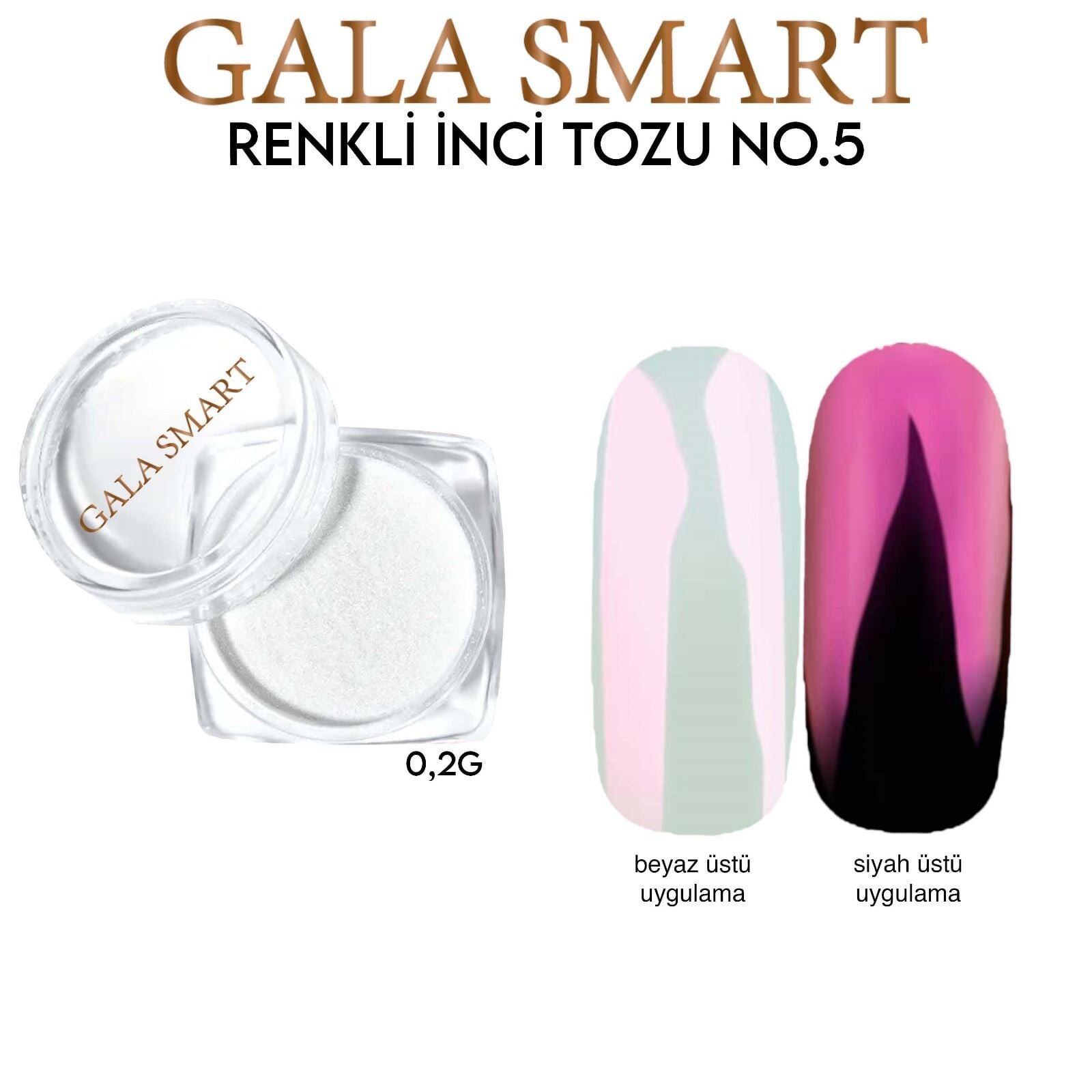 Renkli İnci Tozu 0,2 G - No:5