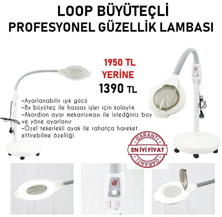 Gala Loop Büyüteçli Salon Lambası
