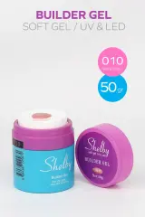 Shelby 10 - 50 Gr. Pompalı Soft Simli Buılder Gel