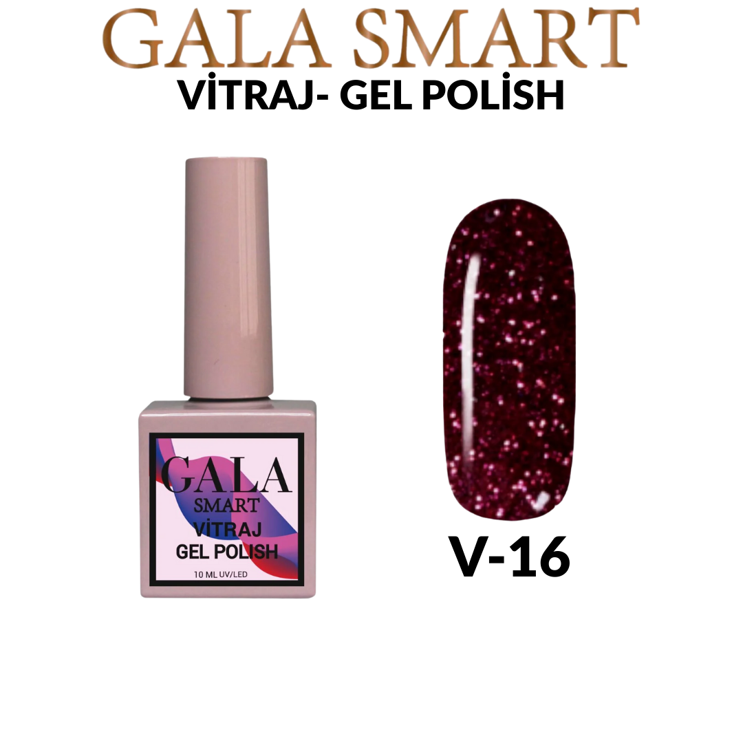 Gala Smart - Vitraj Kalıcı Oje - V16
