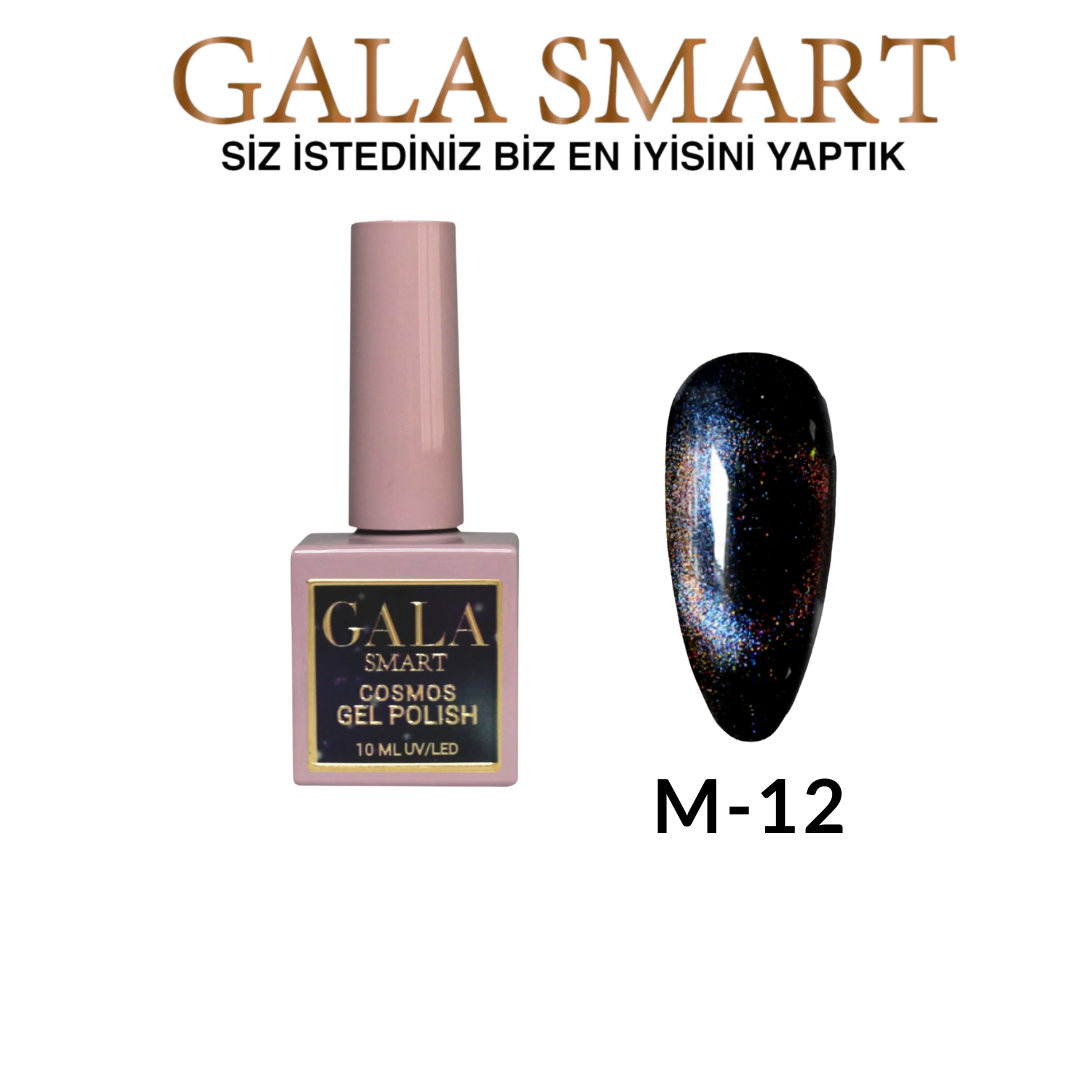 Gala Smart - Cosmos Kedi Gözü Kalıcı Oje - M-12