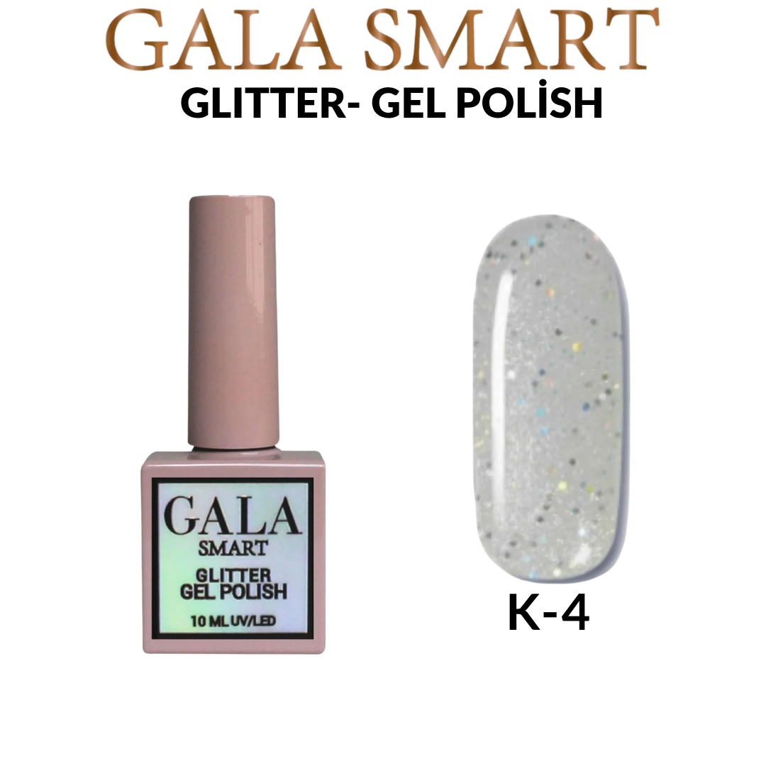 Glitter Kalıcı Oje - 10 ml K-04