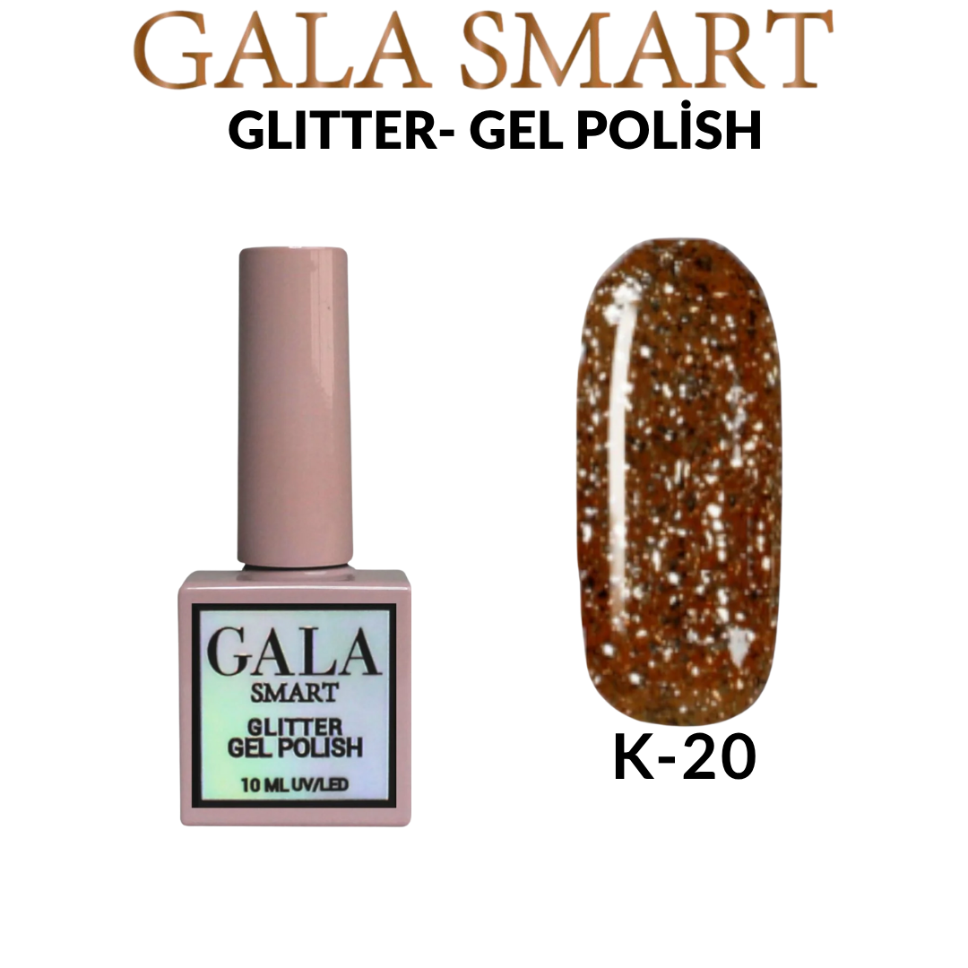 Glitter Kalıcı Oje - 10 ml K-20