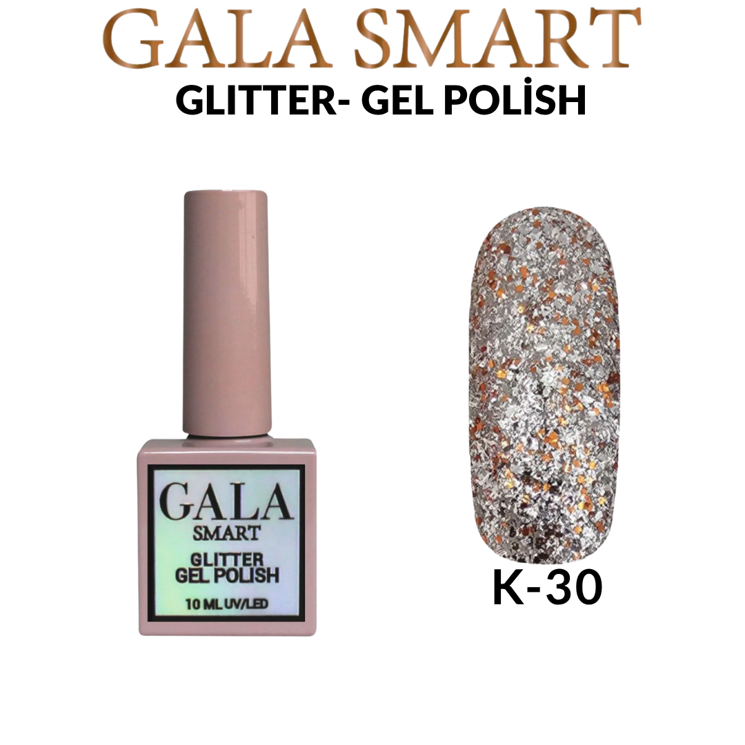 Glitter Kalıcı Oje - 10 ml K-30