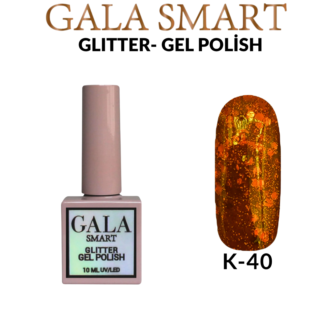 Glitter Kalıcı Oje - 10 ml K- 40