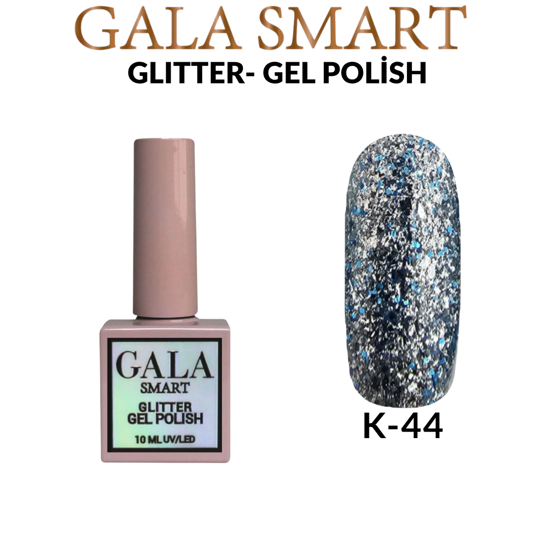 Glitter Kalıcı Oje - 10 ml K- 44