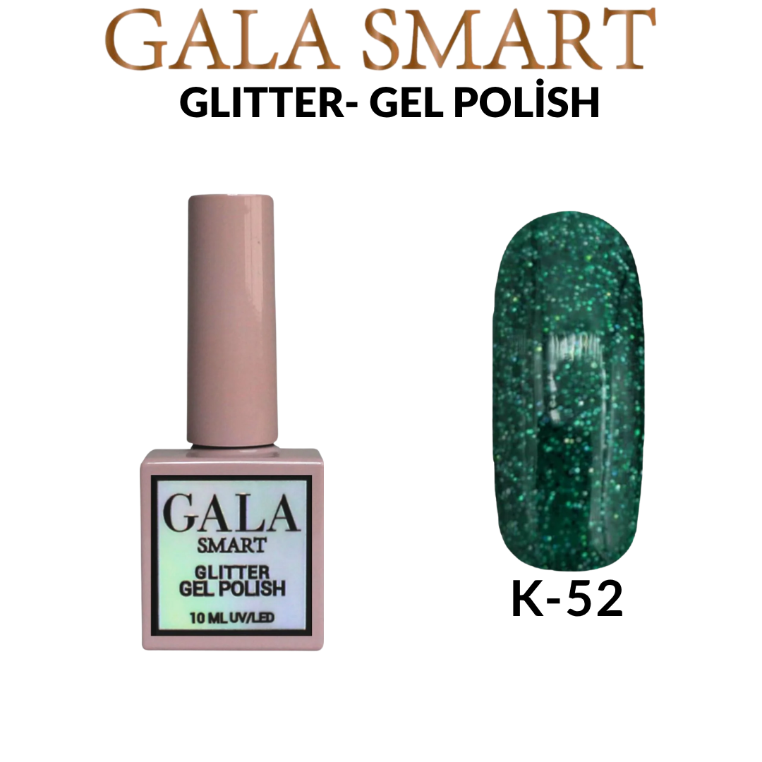 Glitter Kalıcı Oje - 10 ml K- 52